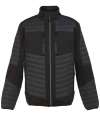 RG380 TRA563 Regatta E-Volve Unisex Thermal Hybrid Jacket Ash / Black colour image